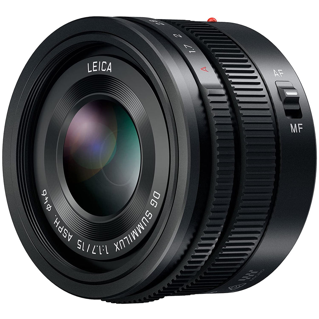 Panasonic Lumix H-X015K G Leica DG Summilux 15mm/F1.7 Lens (Black)