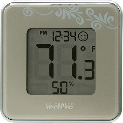 La Crosse Technology 302-604S Silver Indoor Digital Thermometer