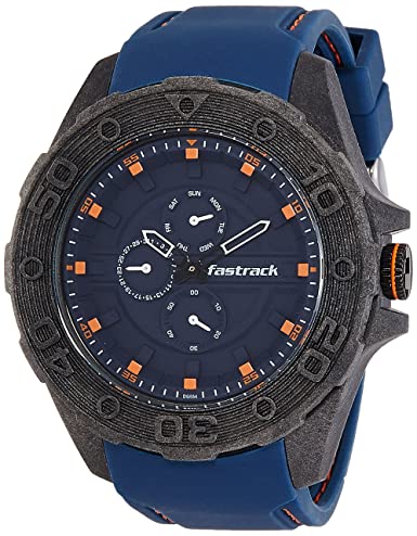 Fastrack 38030pp03 Blue Mens Ananlog Watch