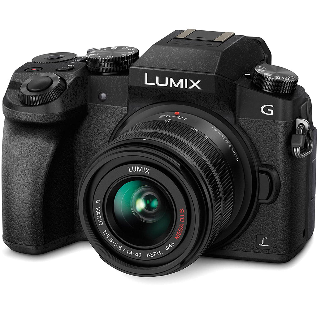 14-42 मिमी लेंस के साथ पैनासोनिक LUMIX G7 मिररलेस इंटरचेंजेबल लेंस कैमरा किट