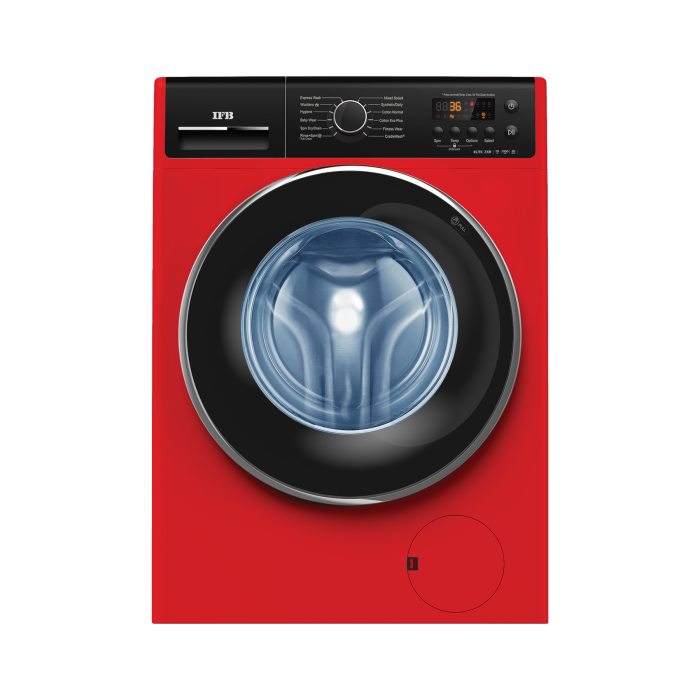 Ifb Elite Zxr 7 Kg Red Front Load Washing Machine