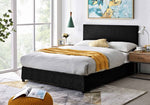 Load image into Gallery viewer, Detec™ Metro Queen Size Bed in Black Colour
