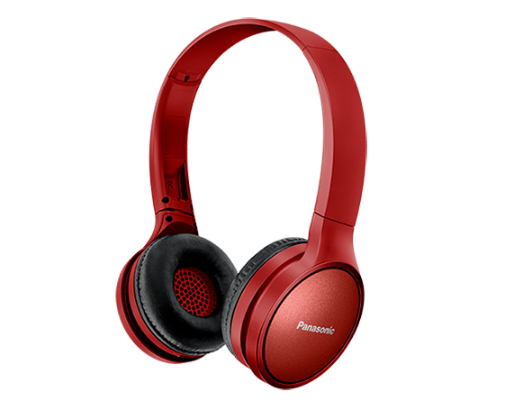 Panasonic Wireless Bluetooth Headphone With Mic Red Rp-hf410b
