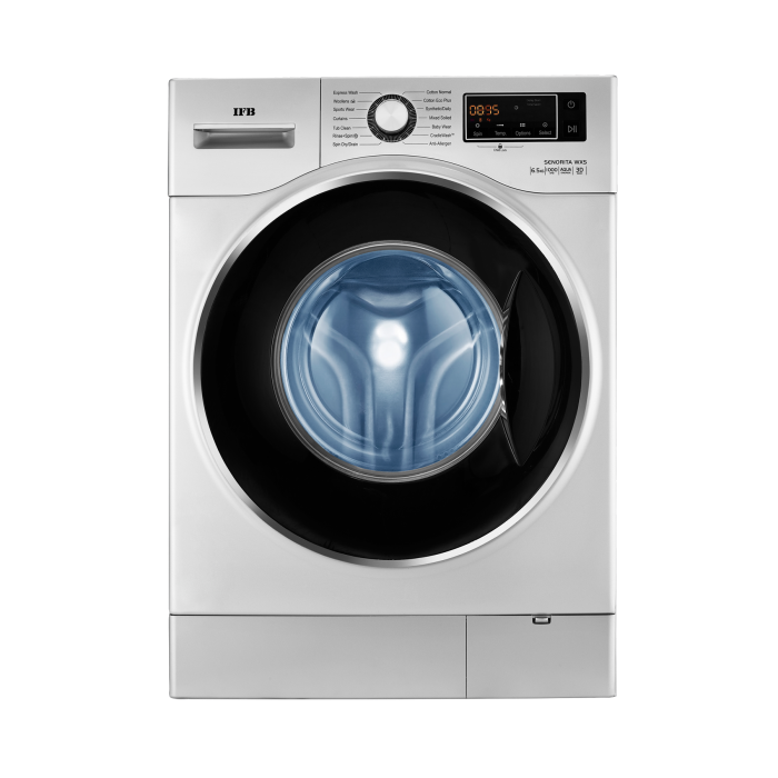 Ifb  6.5 Kg 1000 Rpm Silver Front Load Washing Machine