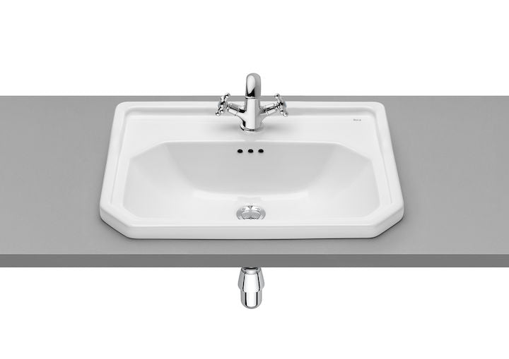 Roca Carmen in Counter Top Basin 600x450 White RS3270A5000