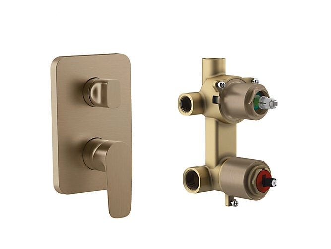 Kohler K-22792IN-4FP-BV At 360 Trim + At360 Valve In Brushed Bronze