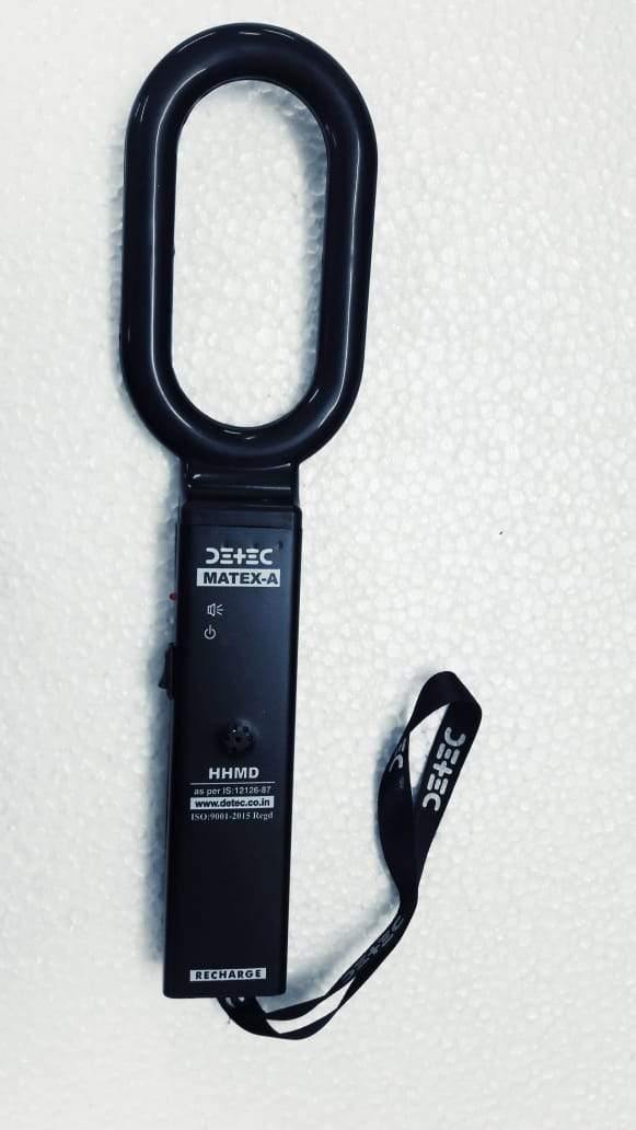 Detec™ Hand Held Metal Detector - Alpha Rechargeable (Model: DMD - 005) - Detech Devices Private Limited