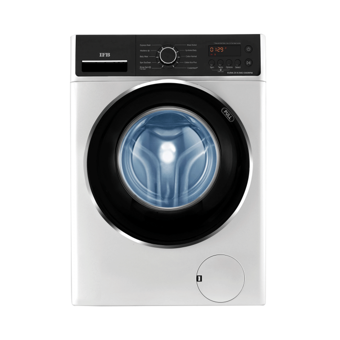 आईएफबी ऐलेना ज़ेडएक्स 6.5 किलोग्राम सफेद फ्रंट लोड वॉशिंग मशीन