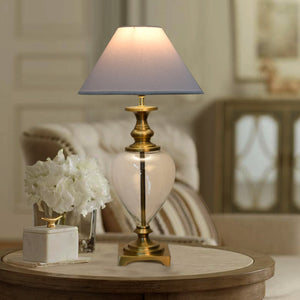 Detec Metal & Glass Table Lamp