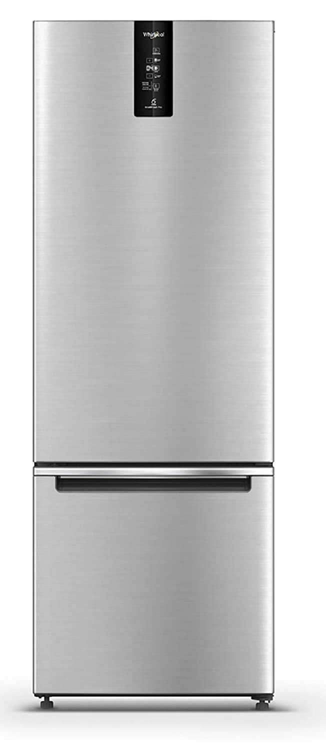 Whirlpool 325 L 2 Star Frost Free Double Door Refrigerator Omega Steel, IFPRO BM INV 340 ELT+