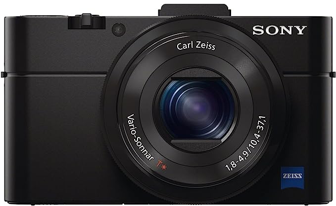 Used Sony DSC-RX100M2 Cyber Shot 20.2MP Point & Shoot Digital Camera with Bag Black