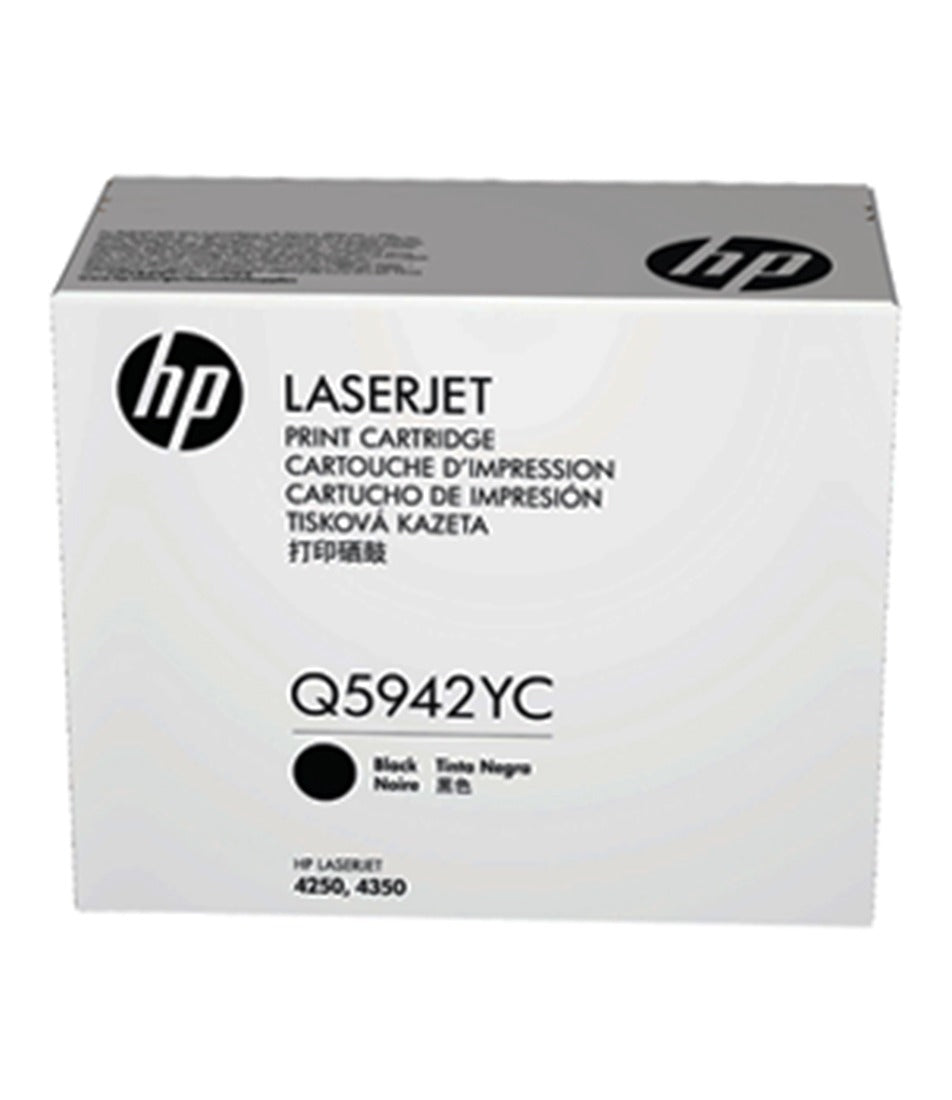 HP 42Y Black Contract LaserJet Toner Cartridge (Q5942YC)