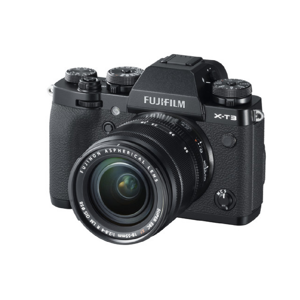 फुजीफिल्म एक्स टी3 मिररलेस डिजिटल कैमरा 18 55एमएम लेंस ब्लैक के साथ