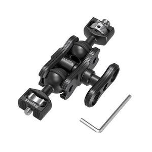 Smallrig Ball Head Clamp With 3/8 Inch16 Arri Accessory And 1/4 Inch 20 Screw Mounts