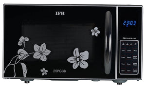 Ifb 25 L Grill Microwave Oven Black Floral Design