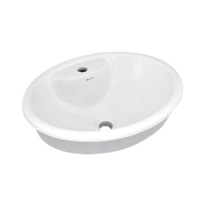Parryware Counter Top Oval Shaped White Basin Area Cascade Nxt C0431