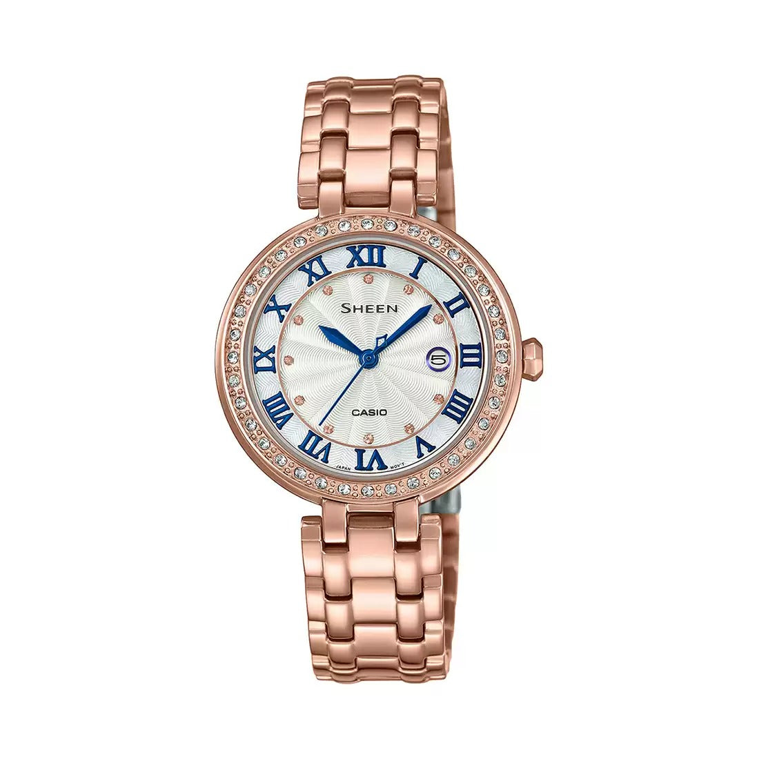 Casio Sheen SHE 4034PG 7AUDR SX248 Pink Gold IP Women's Watch