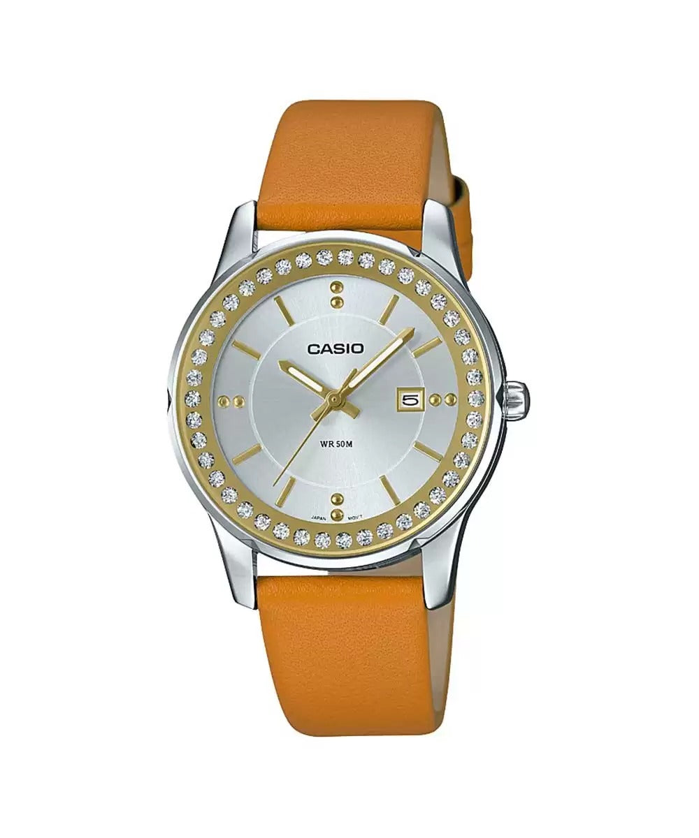 Casio Enticer Ladies A1586 LTP-1358L-7AVDF Orange Analog Women's Watch