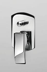 Queo Single Lever Bath & Shower Mixer For Concealed Installation (Chrome)