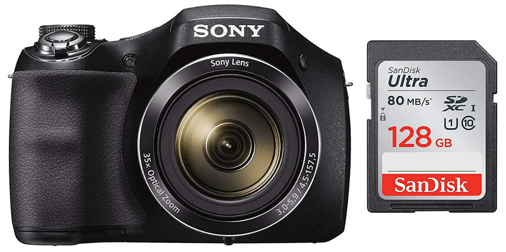 Sony Cyber-Shot DSC-H300/BC E32 Point & Shoot Digital Camera Black