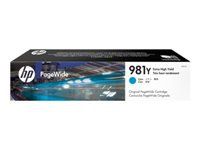 HP 981YC Cyan Contract PageWide Cartridges
