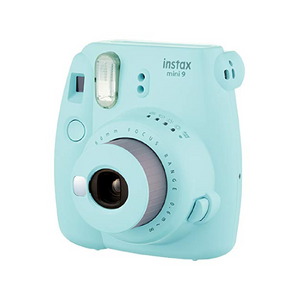 Open Box, Unused Fujifilm Instax Mini 9 Plus Camera Ice Blue
