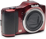 Load image into Gallery viewer, Kodak PIXPRO Friendly Zoom FZ152-RD 16MP Digital Camera with 15X Optical Zoom and 3&quot; LCD Red
