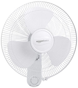 AmazonBasics High Speed 55 Watt Wall Fan for Cooling with Automatic Pack of 3