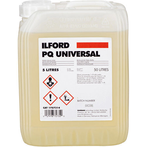 Ilford PQ Universal Paper and Film  Developer, 5 LITER