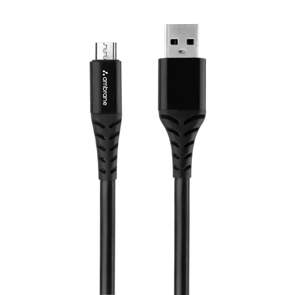 Ambrane ACM-20 2 Meter Micro USB Cable (Black)