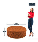 Load image into Gallery viewer, Detec™ Round Cocktail Pouffe 
