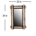 Load image into Gallery viewer, Detec™Ana Solid Wood Wall Mirror
