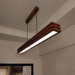 Load image into Gallery viewer, Artline 48 Brown Wooden LED Single Hanging Lamp
