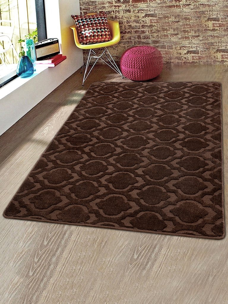 Saral Home Detec™ Viva Matar Soft Microfiber Anti Skid Carpet 