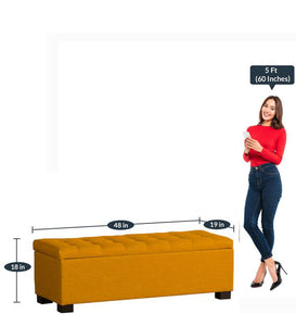 Detec™ Aleksei Bench with storage - Yellow Color