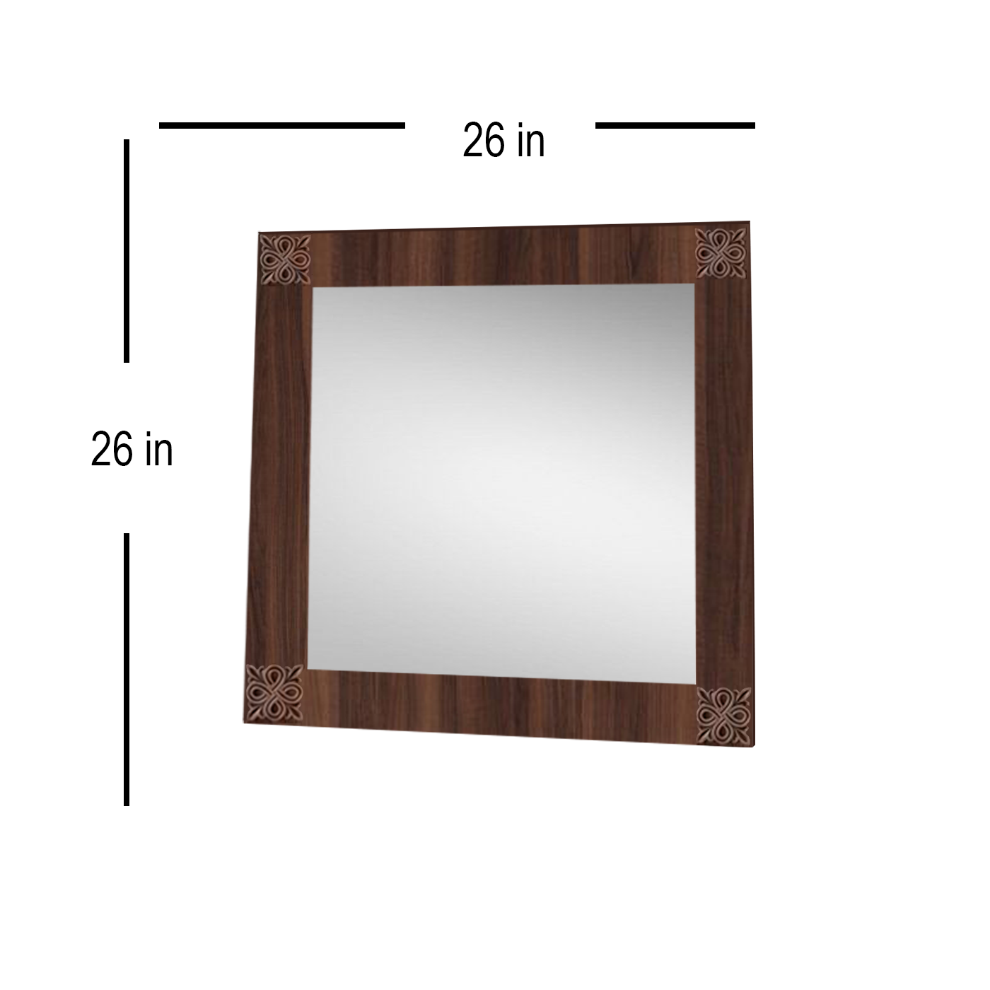 Detec™ HandCrafted Bathroom Mirror 26 inches