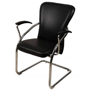 Detec™ Steel Medium Back Visitor Chair - Black Pack of 2
