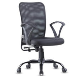 Load image into Gallery viewer, Detec™ Ergonomic Revolving Chair - Black Pack of 2
