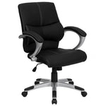 Load image into Gallery viewer, Detec™ Medium Back Ergonomic Perfect Office Chair - Black Color
