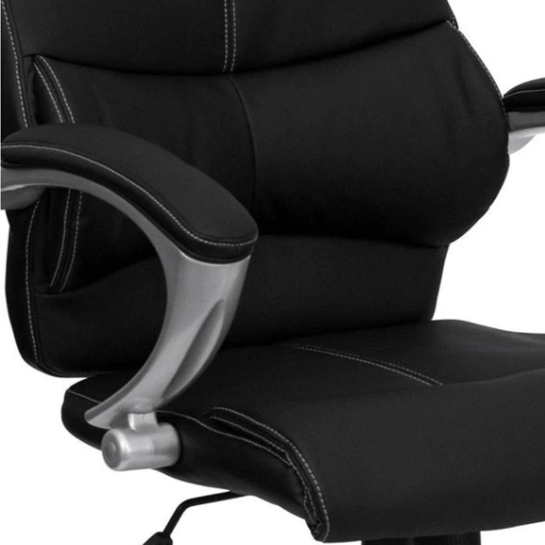 Detec™ Medium Back Ergonomic Perfect Office Chair - Black Color