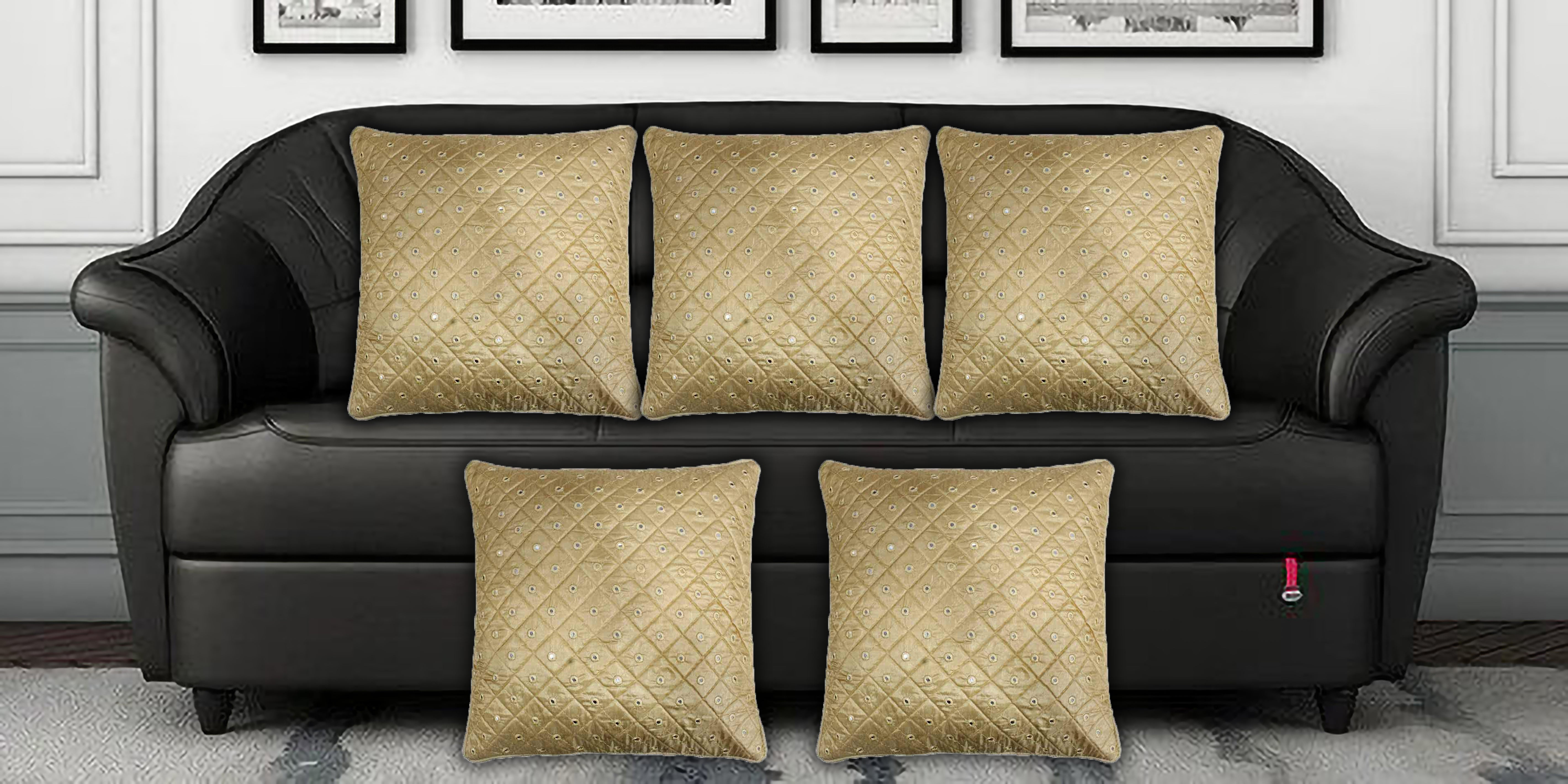 Desi Kapda Geometric Cushions & Pillows Cover