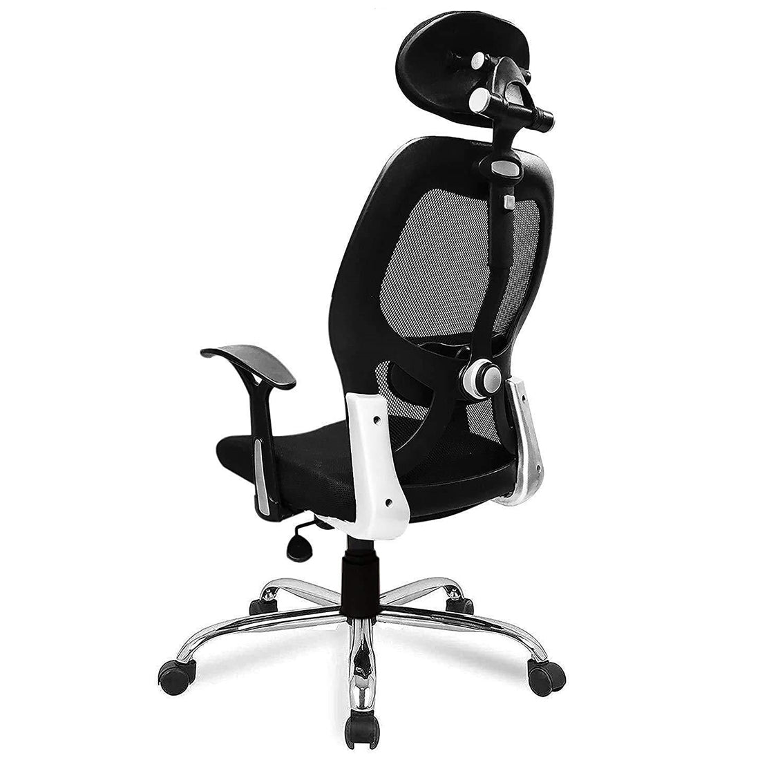 Detec™ Ergonomic Adjustable Revolving Chair - Black