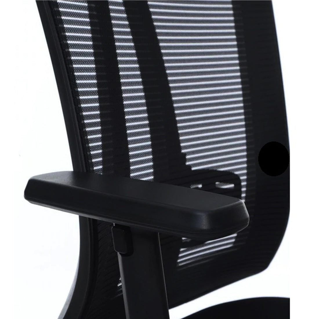Detec™ Ergonomic Desk Chair Adjustable Revolving Chair - Black Color