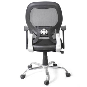 Detec™ Net Modern Design Revolving Chair - Black