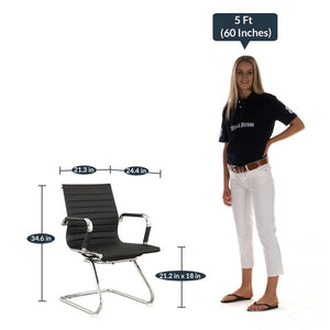 Detec™ Cantilever Chair - Black Color