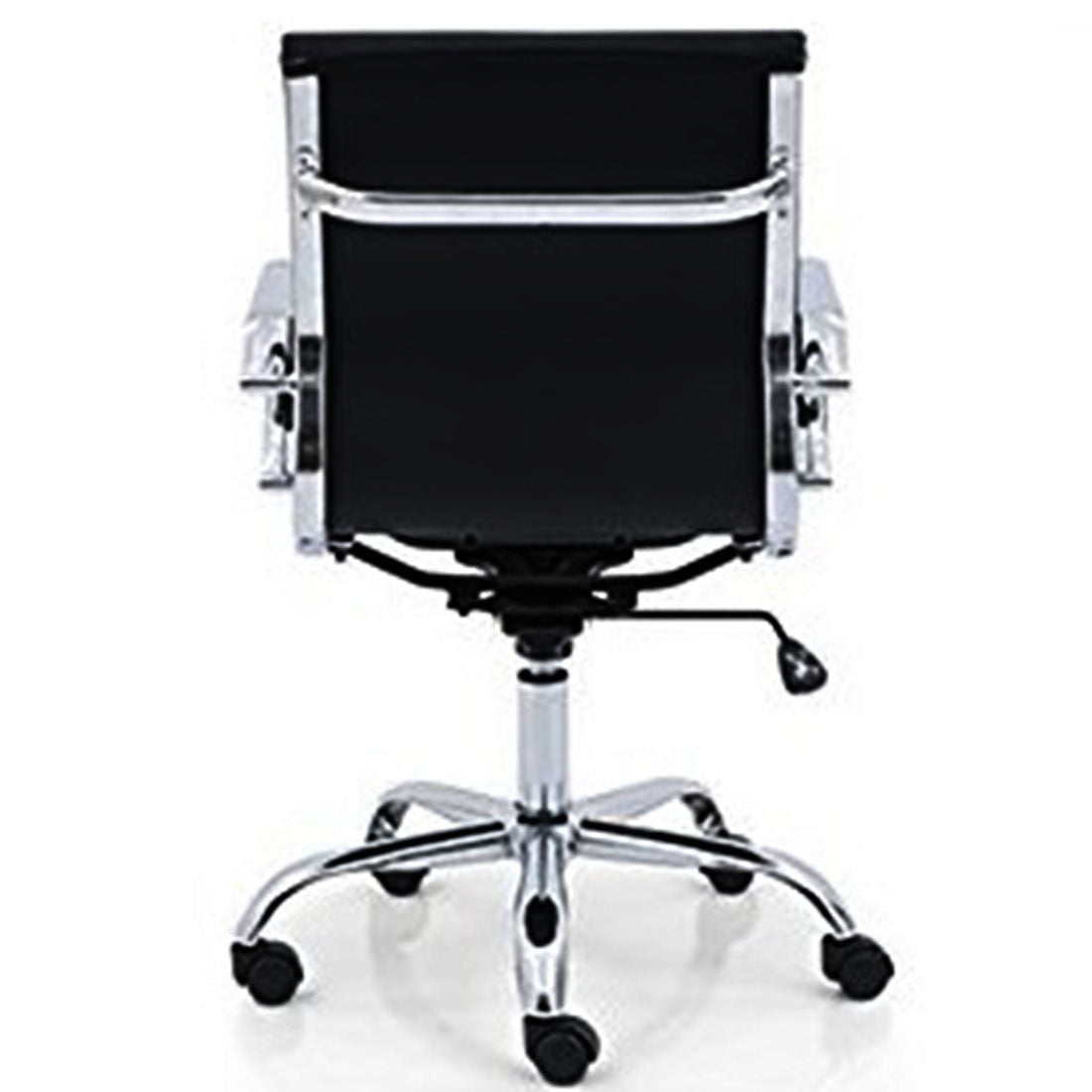 Revolving Chair with Back Support (Black)