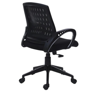 Detec™ Ergonomic Revolving Chair Black High Spine Back Support - Black Pack of 2