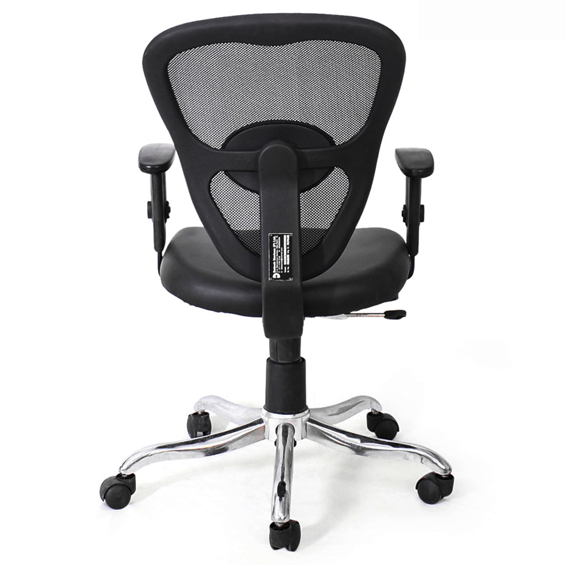 Ergonomic Desk Chair Adjustable Revolving Chair - Black Pack of 2