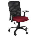 Load image into Gallery viewer, Detec™ Ergonomic Revolving Chair - Black and Maroon Pack of 2
