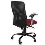Load image into Gallery viewer, Detec™ Ergonomic Revolving Chair - Black and Maroon Pack of 2
